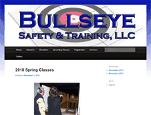 Tablet Screenshot of bullseyesafetyandtraining.com